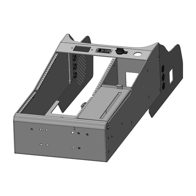 Chevrolet Tahoe - ('21-'24) Suburban 18″ Wide-body Printer Console w/ Open Storage Console