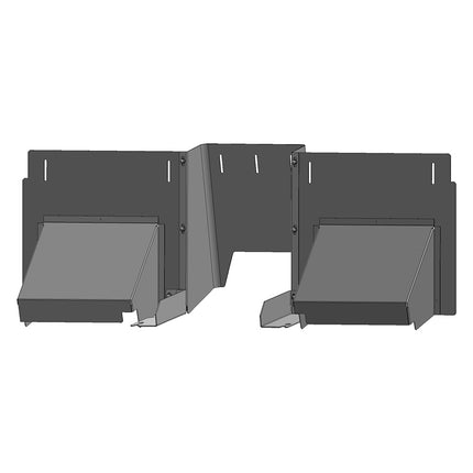Troy Products PIU Front Partition Kick Panels with Foot Pockets