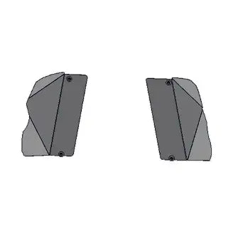 Troy Products PIU Rear Cage Airbag Corridor Gap Panels